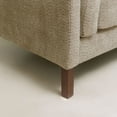 thumbnail image 2 of Noble House Julisa 58" Modern Chenille Fabric Loveseat with Removable Cushion, Fixed Backrest, Camel, 2 of 10