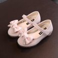 thumbnail image 3 of Toddler Little Girls Bowknot Mary Jane Ballerina Shoes Wedding Bridesmaids Glitter Party Dress Princess Shoes, 3 of 10