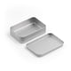 thumbnail image 1 of Almacenamiento de Tarjetas de Juego Wosthever Caja de Metal Transparente Organizador Caja de Hojalata Vacía Plata 107*73*25mm, 1 of 6
