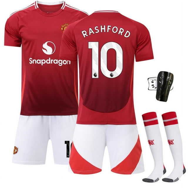 2024 Mens Kids MOUNT 7# RASHFORD 10# ANTONY21# SANCHO 25# Football Soccer Jersey