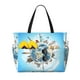 thumbnail image 1 of Easygdp World Travel Bolsa de Viaje de Playa de Gran Capacidad, Bolsa Tote Perfecta para la Playa, Escapadas de Fin de Semana y Viajes, 1 of 7