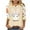 White, variant on Inverlee Easter Tshirts for Women Cute Bunny Eggs Graphic Tees Loose Fit 3/4 Sleeve T Shirts Blouses Work Crewneck Dressy Casual Tops