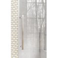 thumbnail image 5 of ALAULM Shower Door 56-60" W × 76" H Frameless Glass Shower Door, 5/16" (8mm) Clear Tempered Glass, Slidable Shower Door with Stainless Steel Handle, Noiseless, 5 of 7