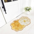 thumbnail image 2 of LCXmlly Tapis de Porte Décoratif Trois Dimensions Résistant aux Rayures Texture Fine Antidérapant Séchage Rapide Forte Absorption d'Eau Ultra Doux Salle de Bain, 2 of 8