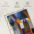 thumbnail image 6 of Elephant Stock Colorful Architecture Wall Art - Vertical Canvas Wall Art - Living Room Wall Decor - Abstract Canvas - Purple And Green Decor By Paul Klee - 26" x 39", 6 of 8