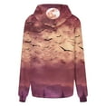 thumbnail image 7 of XMMSWDLA Womens Gradient Print Oversized Sweatshirt Drawstring Pullover with Pocket Trendy Sweater Tops Fashion Clothes, 7 of 7
