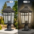 thumbnail image 4 of Luz exterior para postes Darkaway, 42 cm, IP65, aluminio negro, 110 V-220 V, 4 of 8