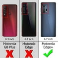 thumbnail image 2 of for Moto Edge Plus Case Moto Edge+ Case Motorola Edge Plus Case Heavy Duty Shock Absorption Phone Cases Impact Resistant Protective Cover for Motorola Moto Edge Plus（New Blue）, 2 of 7