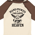 thumbnail image 4 of Inktastic Handpicked for Earth by My Gigi in Heaven with Angel Wings Boys or Girls Long Sleeve Baby Bodysuit, 4 of 5