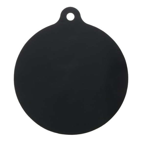 Tapete protector de inducción de silicona, cubierta protectora redonda de 8.6 pulgadas para cocina de inducción, negra