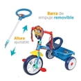 thumbnail image 4 of Triciclo Apache Minions Grande Deluxe con Barra de Empuje Azul, 4 of 4