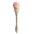 thumbnail image 1 of Brocha de maquillaje en polvo suelto de cintura pequeña con incrustaciones de diamantes, brocha de rubor de copa única de gran tamaño, para trabajadores de belleza, 1 of 4