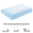 thumbnail image 4 of ANMINY Memory Foam Pillow Neck Support Sleeping Pillows Contour Sleep Cervical Pillow, 4 of 11