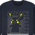 thumbnail image 3 of Pokémon - Pikachu Electric Bolt - Men's Crew Neck Fleece Pullover, 3 of 5
