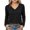 *Black, variant on Women's V Neck Long Sleeve T-Shirt,Casual Slim Fit Basic Pullover Tops ,Women's Plus M
