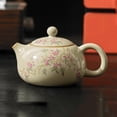 thumbnail image 3 of Chinese Kettle Ru Kiln Ceramic Open Teapot Peach Blossom Yellow Teapot Tea Ceremony Set Milk Oolong Tea Type, 3 of 12