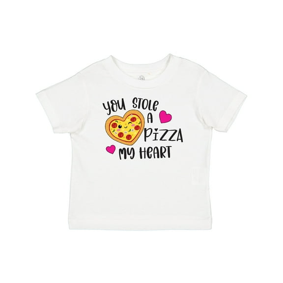 Inktastic Valentine's Day You Stole a Pizza of My Heart Boys or Girls Baby T-Shirt