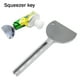 thumbnail image 2 of Billuyoard Exprimidor de aleación de aluminio, dispensador de de dientes, escurridor de tubo, herramienta de rodillo manual Juegos de accesorios de baño 8.3x3.6 cm Billuyoard HA5500-02B, 2 of 6
