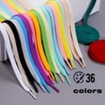 thumbnail image 2 of Cordones gruesos para zapatos, cuerda atlética sin elasticidad, cordones planos de deporte, blanco, ocio, zapatillas de deporte para mujer, cordones, accesorios, 2 of 4