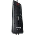 thumbnail image 3 of 10-Outlet Heavy-Duty Surge Protector Power Strip (Black; 8-Foot Cord), 3 of 6
