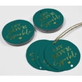 thumbnail image 4 of Inkdotpot Gold Foil Paper Hang Tags Let Love Sparkle Wedding Favor Tags 50 Pieces, 4 of 6