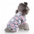 thumbnail image 6 of Pet Soft Flannel Pajamas Pjs Sleepwear Small Dogs Warm Clothes Jumpsuit Costumes, 6 of 8
