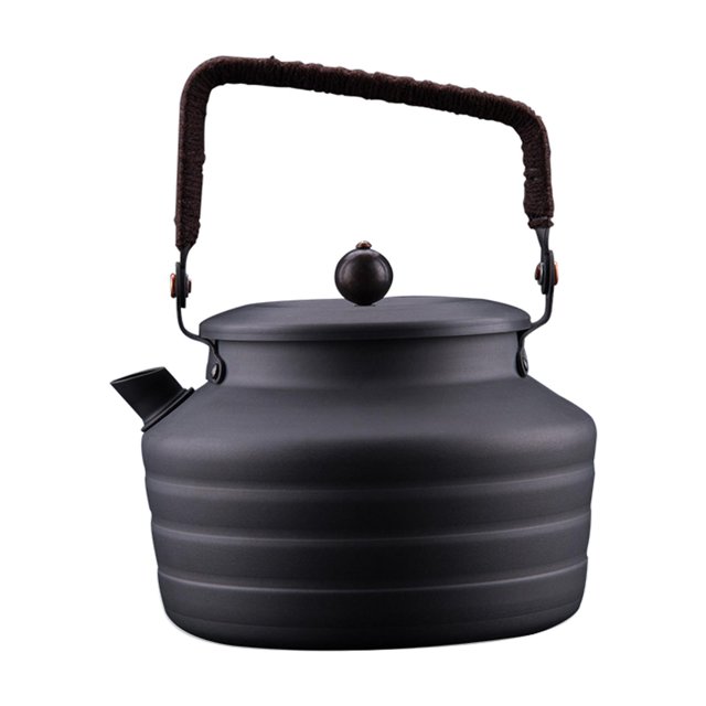 de Agua para Acampar, Compacta, Ligera, de Aluminio, , Cafetera para Senderismo, Mochilero Y Picnic, Equipo de Cocina Seguro Y Resistente kusrkot Hervidor de agua al aire libre