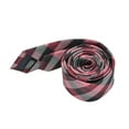 thumbnail image 2 of Premium Checker Plaid 2" Skinny Necktie Neck Tie, 2 of 3