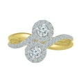 thumbnail image 2 of 10K Yellow Gold White Round Diamond Fashion Ring (0.50 CTTW), 2 of 3
