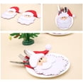 thumbnail image 3 of Kearding Cubiertos de Navidad, bolsa reutilizable para interior y exterior, soporte para cuchara, bolsas de vajilla no tejidas, organizador de Kits de decoración para fiestas, 3 of 6