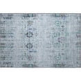 thumbnail image 2 of Addison Rugs Mayfield Premium Machine Washable Transitional Border Blue Rectangle Rug, 1'8" x 2'6", 2 of 6