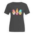 thumbnail image 4 of T-Shirts Imprimés pour Femmes Grande Taille Col Rond Manches Courtes Tee Graphique Hauts, 4 of 5