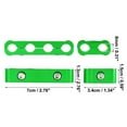 thumbnail image 3 of 4 Set 8mm Car Auto Engine Spark Plug Wire Separator Looms Divider Organizer Clamp Aluminum Alloy Green, 3 of 7