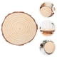 thumbnail image 2 of Rodaja de madera redonda y grande para centros de mesa. Rodaja de madera sin tratar. Centro de mesa de madera., 2 of 7