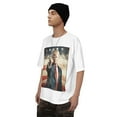 thumbnail image 2 of White Cotton Short Sleeve Tee with Print – 100% Pure Cotton, Comfortable and Breathable, 2 of 6