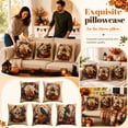 thumbnail image 2 of Halloween Pillow Cover, Spooky Halloween Decor for Home, Halloween Home Decor Indoor, Fall Throw Pillow Covers, 45X45Cm Linen Texture Decorative Cushion Case No Insert, 2 of 6