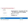 thumbnail image 2 of Head Gasket Set - Compatible with 1994 - 1997 GMC Sonoma 2.2L 4-Cylinder 1995 1996, 2 of 2