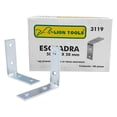thumbnail image 1 of Soporte Angular En Forma De L Para Repisas 50mm x 50mm Caja 100 Piezas Lion Tools 3119, 1 of 6