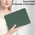 thumbnail image 5 of Allytech Case for iPad 9th/8th/7th Generation 10.2" 2021/2020/2019, Slim Luxury Diamond Pattern [Camera Protection] Shockproof Soft TPU Back Case - Green, 5 of 7