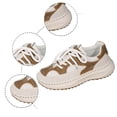 thumbnail image 5 of Sneakers for Women Fashion Glitter Shoes (Beige 41), 5 of 8