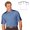 Ocean blue/Navy, variant on Monterey Club Men's Advantage Colorblock Golf Polo Shirt #1042