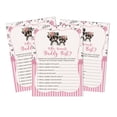 thumbnail image 1 of Inkdotpot Raccoon Jungle Animals Who Knows Daddy BestBaby Shower GameCards FunActivity Cards Set Of 50Party Theme, 1 of 1