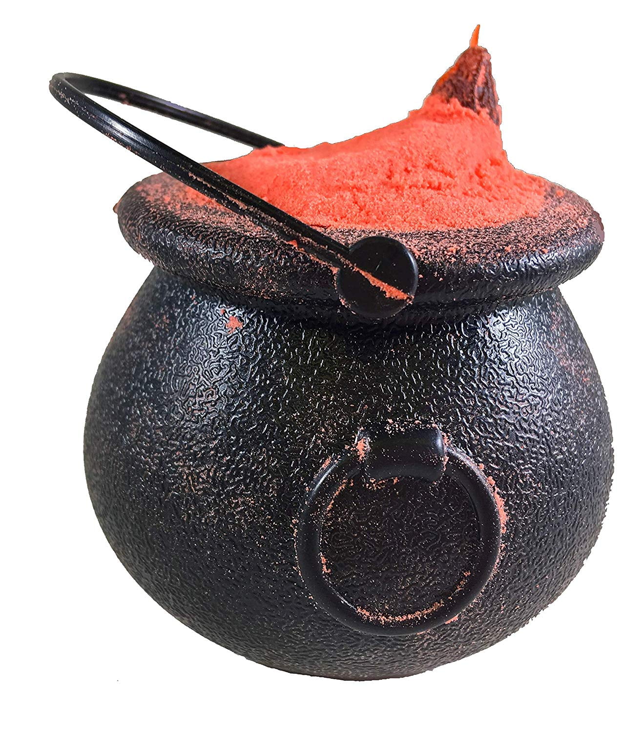 Halloween Bath Bomb Witches Brew Red Cauldron with Scary Toy Inside 6 oz (Pumpkin Spice Fragrance)