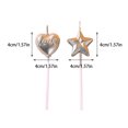 thumbnail image 2 of YOHAVEN Sparkling Five-Pointed Star Heart Cake Topper, Gold Birthday Wedding Anniversary Decoration for Party Celebration Holiday Cake Surprise, 2 of 5