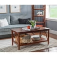 thumbnail image 2 of Linon Titian Collection Table Basse avec Tablette Inférieure, Tabac Antique, 2 of 8
