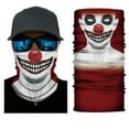 thumbnail image 1 of Clown Themed Face Balaclava Scarf Neck Fishing Shield Sun Gaiter Headwear Mask, 1 of 7