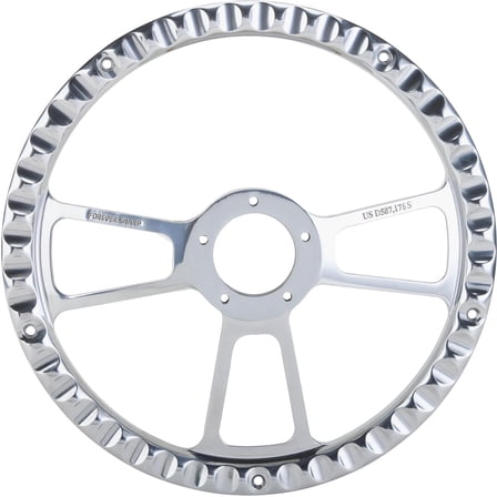 Forever Sharp 1099 14" Black Muscle Steering wheel