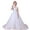 White, variant on Flower Girl Dresses for Wedding Floor Length First Communion Dress Applique Girls Pageant Ball Gown Ivory 2 -3Years