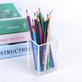 thumbnail image 3 of Aforoeoa Paquete De 20 Portalápices De Acrílico Transparente, Organizador De Lápices De Escritorio, Taza De Lápiz Acrílico, Papelería, Organizador De Oficina, Soporte Para Brochas De Maquillaje, 3 of 5