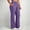 Purple, variant on Yoga Pants for Women Wide Leg Casual Solid Color High Waist Leggings Lounge Comfy Oversize Gym Workout Pants